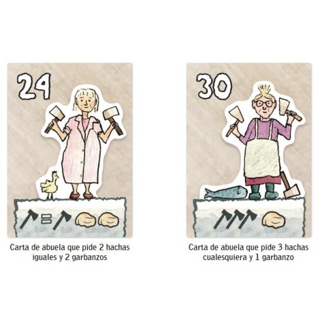 Abuelas con Hachas - Juego de cartas