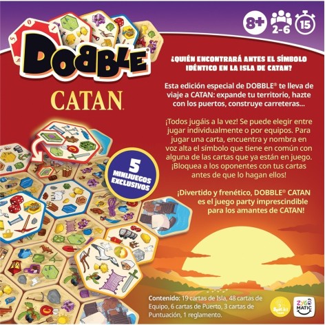 Dobble Catan - Juego de cartas