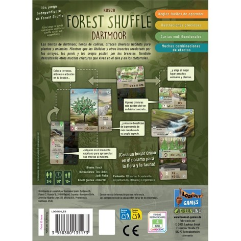 Forest Shuffle: Dartmoor (castellano) - Juego de cartas