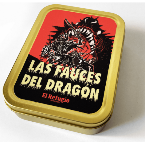 Las Fauces del Dragon - Caja Metalica - suplemento de rol