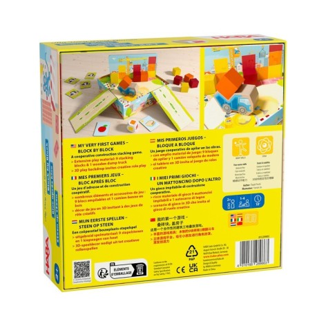 Mis Primeros Juegos: Bloque a Bloque - juego de mesa para niños