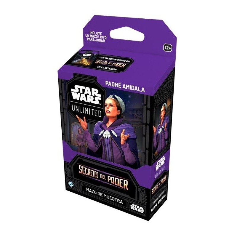 Star Wars Unlimited: Secretos del Poder - Mazo de Muestra Padme Amidala - Juego de cartas