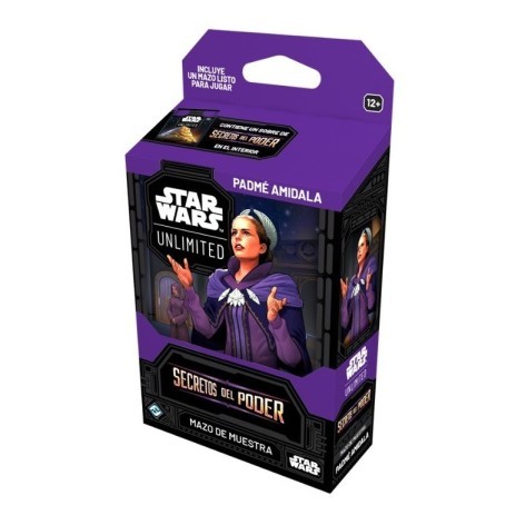 Star Wars Unlimited: Secretos del Poder - Mazo de Muestra Padme Amidala - Juego de cartas