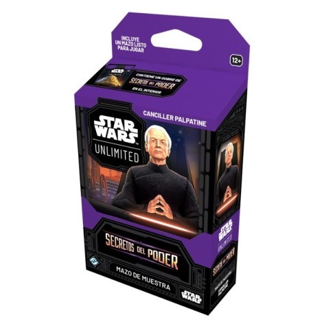 Star Wars Unlimited: Secretos del Poder - Mazo de Muestra Canciller Palpatine - Juego de cartas