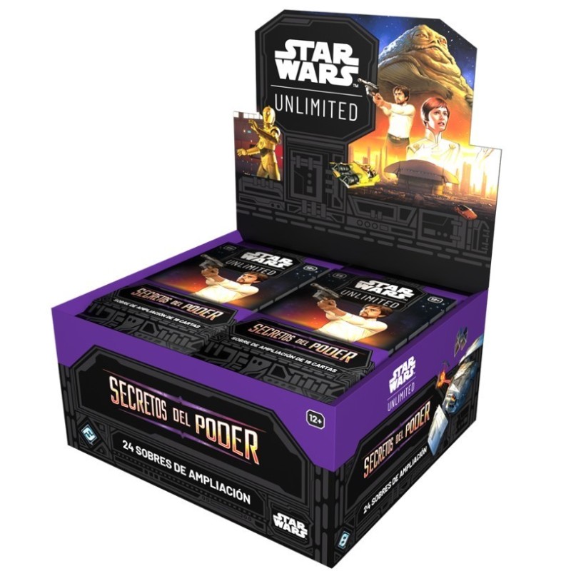 Star Wars Unlimited: Secretos del Poder - Caja de 24 Sobres - Expansión juego de cartas
