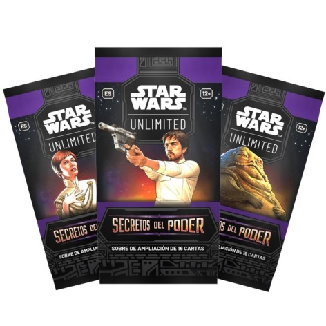 Star Wars Unlimited: Secretos del Poder - Sobre - Expansión juego de cartas