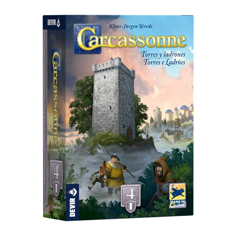 Carcassonne: Torres y Ladrones - Expansión juego de mesa