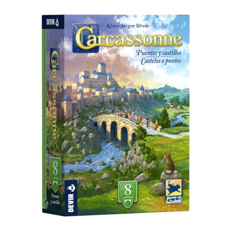 Carcassonne: Puentes y Castillos - Expansión juego de mesa