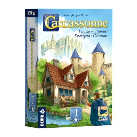 Carcassonne: Posadas y Catedrales - Nueva Edicion - Expansión juego de mesa