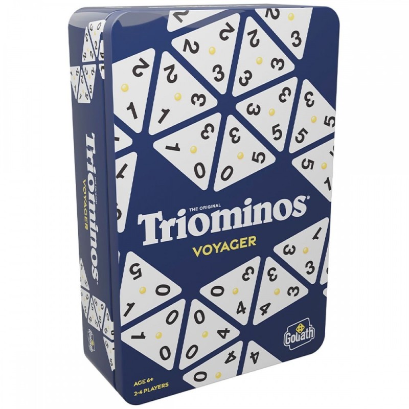 Triominos: Caja Metalica - juego de mesa