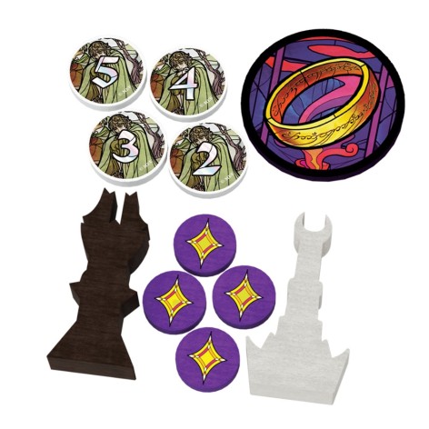 El Señor de los Anillos Las Dos Torres: El juego de bazas - Juego de cartas