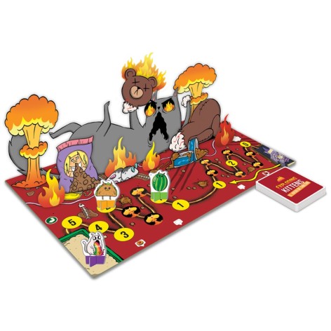 Exploding Kittens: El Juego de Tablero - Edicion Super Fan - Juego de mesa