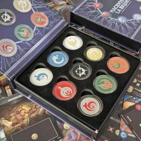 Nacidos de la Bruma: el Juego de Construccion de Mazos - Fichas de Metal - Accesorio