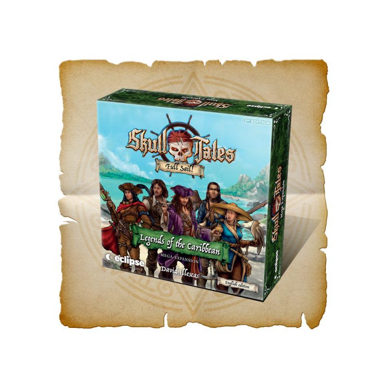 Skull Tales A toda vela: Megaexpansion Leyendas del Caribe - expansión juego de mesa