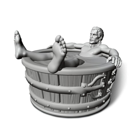 Unmatched: The Witcher - Geralt n Bathtub - Accesorio