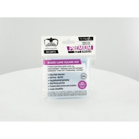 Fundas Ultimate Guard Premium cuadradas - Tamaño 73x73 MM