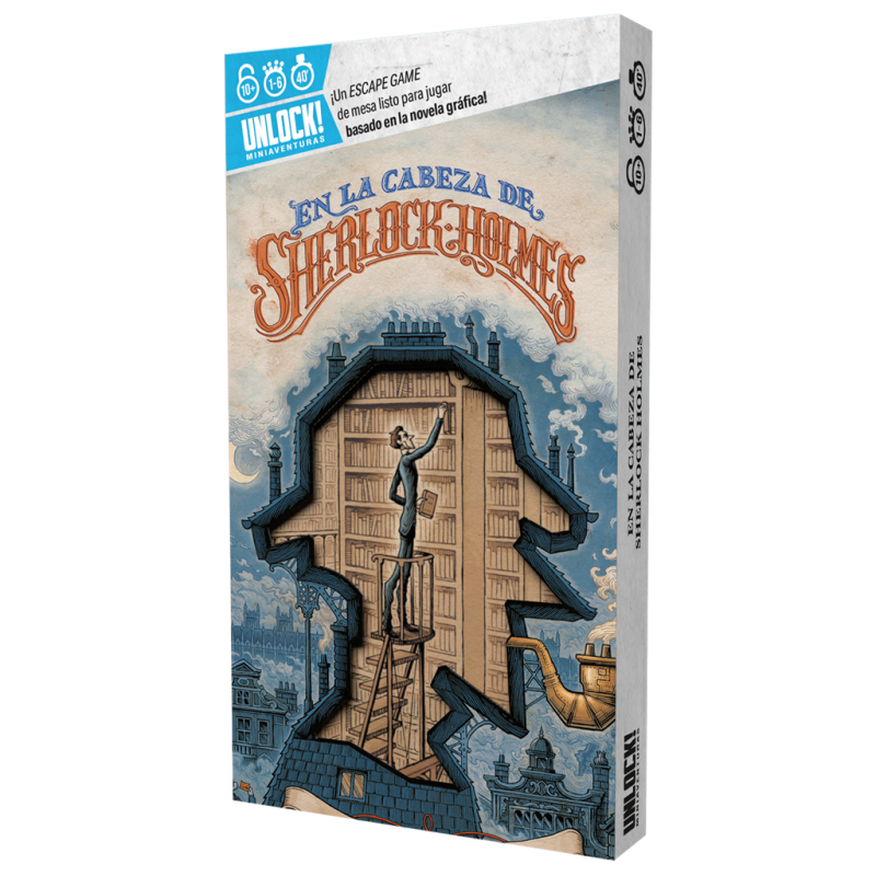 Unlock Miniaventuras: En la Cabeza de Sherlock Holmes - juego de cartas