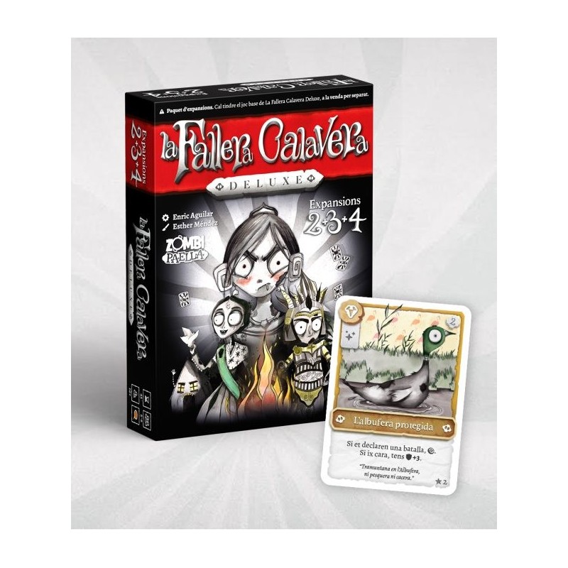 La Fallera Calavera Deluxe: Expansiones 2, 3 y 4 + PROMO - expansión juego de cartas