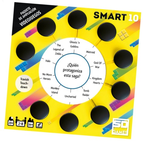 Smart 10: Videojuegos - Paquete de Ampliacion - Expansión juego de cartas