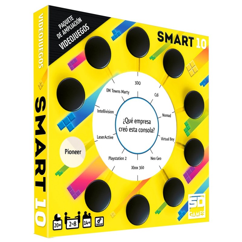 Smart 10: Videojuegos - Paquete de Ampliacion - Expansión juego de cartas