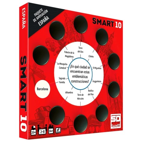 Smart 10: España - Paquete de Ampliacion - Expansión juego de cartas