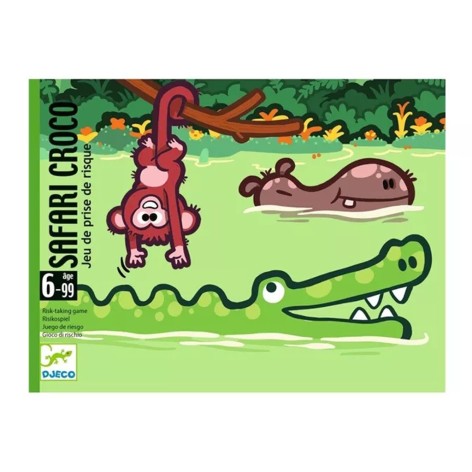 Cartas Safari Croco - Juego de cartas para niños