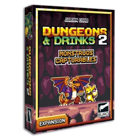Dungeons and Drinks 2: Monstruos Capturables (castellano) - Expansión juego de cartas