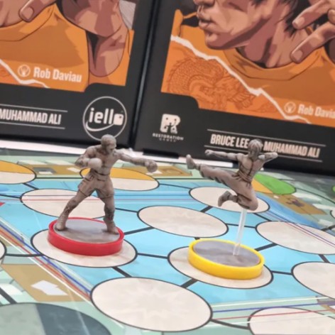 Unmatched:  Ali vs Bruce Lee (castellano) - Juego de mesa