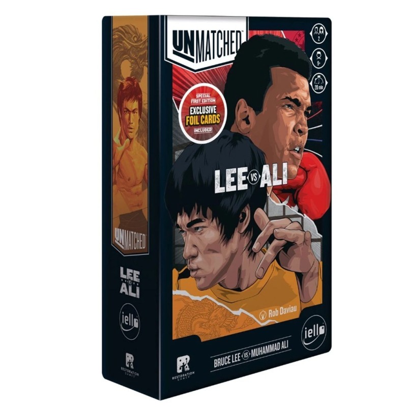 Unmatched:  Ali vs Bruce Lee (castellano) - Juego de mesa