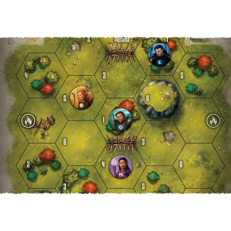 Solacia 1 y 2 y sus planchas de fichas - Juego de mesa