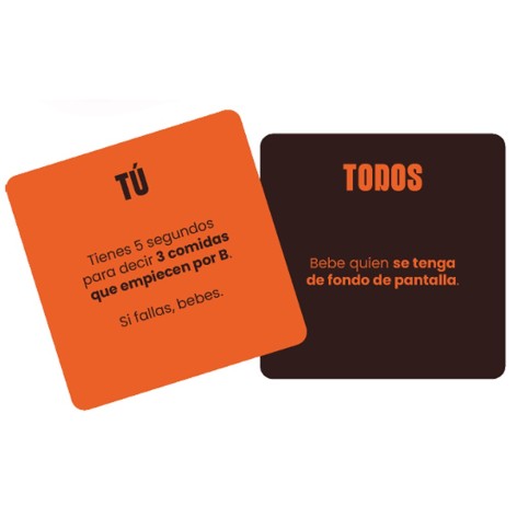 Sujétame el Cubata - Juego de cartas