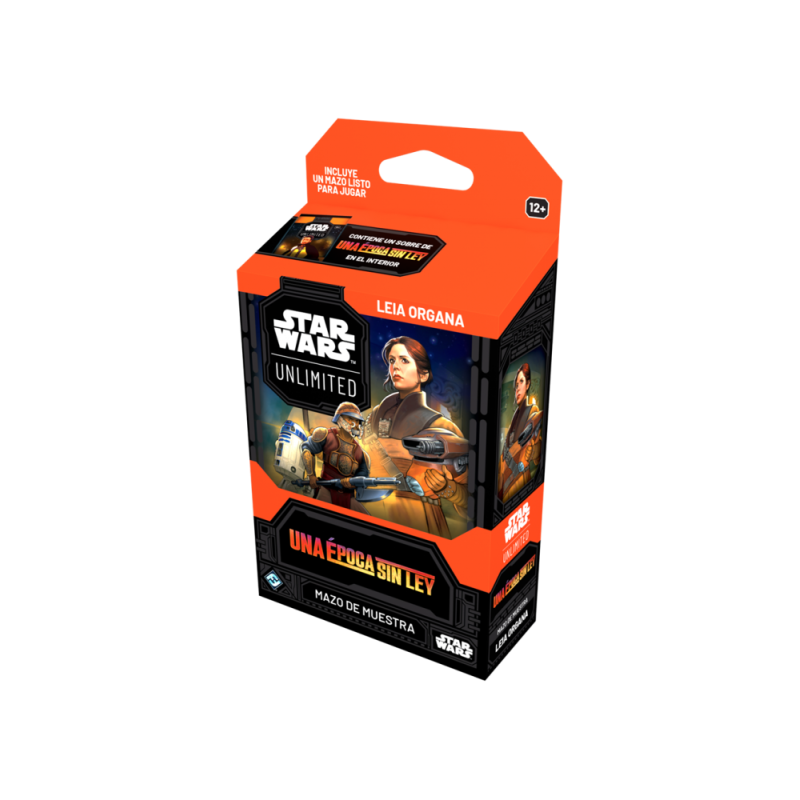 Star Wars Unlimited: Una Epoca sin Ley - Mazo de Muestra Leia Organa - juego de cartas