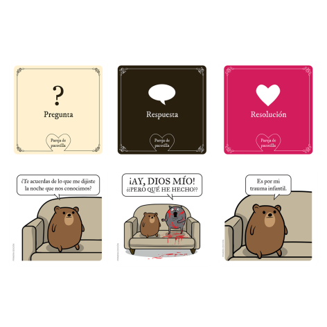 Pareja de Pacotilla - juego de cartas