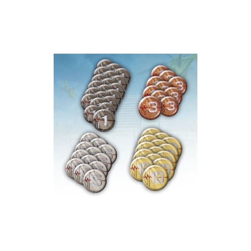 Royal Hospital: Monedas Metalicas Pintadas - accesorio