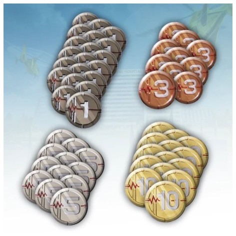 Royal Hospital: Monedas Metalicas Pintadas - accesorio