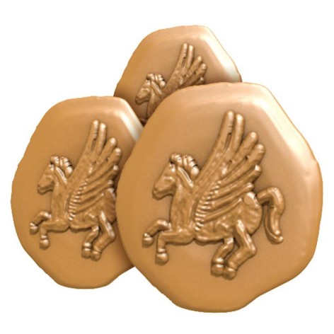 Thebai: Monedas Metalicas - Accesorio juego de mesa