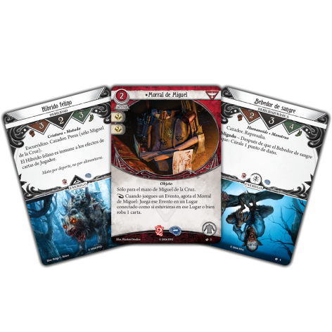 Arkham Horror: Miguel de la Cruz - Mazo de Investigador - expansión juego de cartas