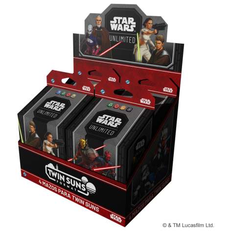 Star Wars Unlimited: Soles Gemelos - Mazos de Muestra - juego de cartas