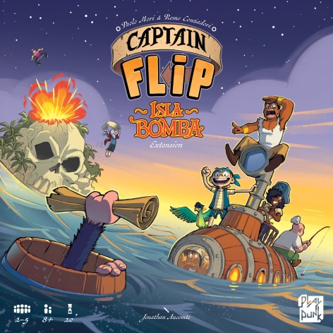 Captain Flip: Isla Bomba (castellano) - expansión juego de mesa