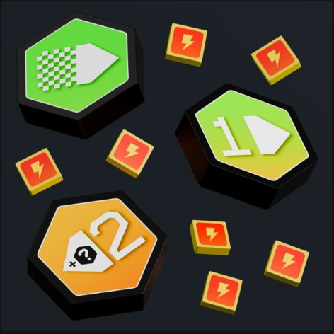 Joyride: Deluxe Wooden Tokens - Accesorio juego de mesa