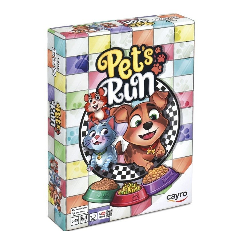 Pets Run (castellano) - juego de mesa para niños