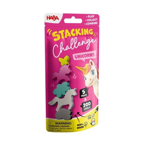 Stacking Challenge: Unicorns - Juego de mesa para niños