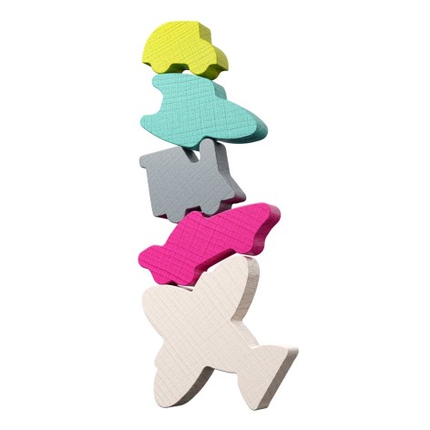 Stacking Challenge: Vehicles - Juego de mesa para niños