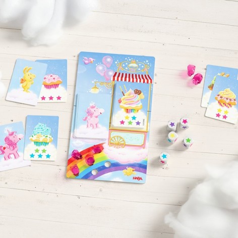 Unicornio Destello: Dados Magicos - Juego de mesa para niños