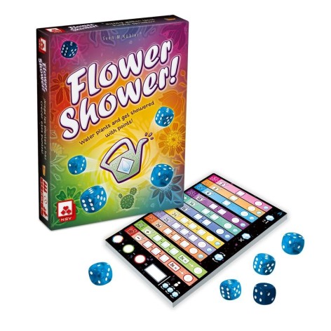 Flower Shower (castellano) - juego de dados
