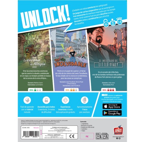 Unlock: Risky Adventures (castellano) - Juego de cartas