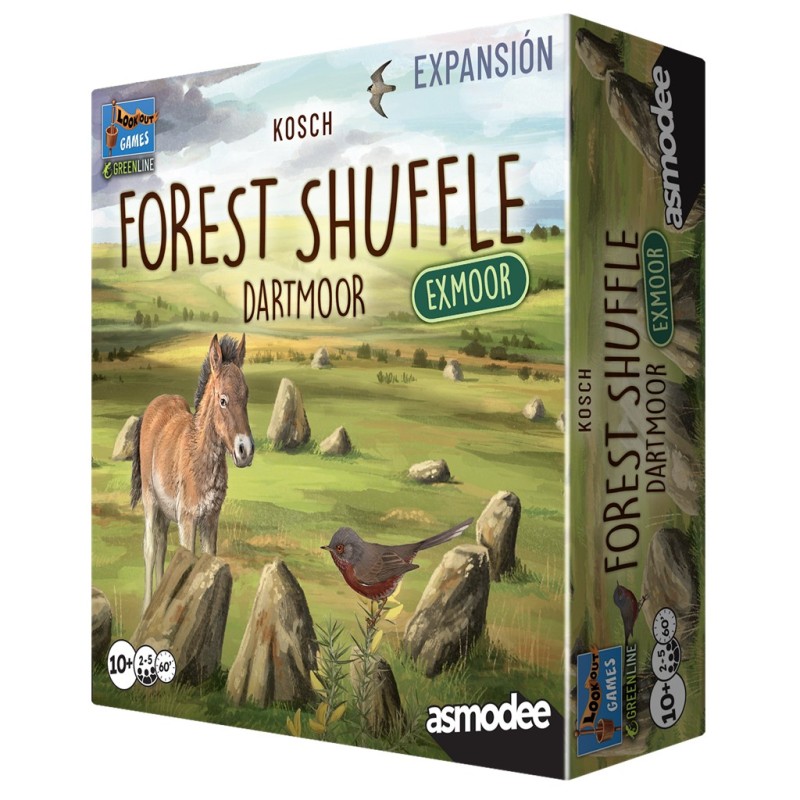 Forest Shuffle: Dartmoor - Exmoor (castellano) - Expansión juego de cartas