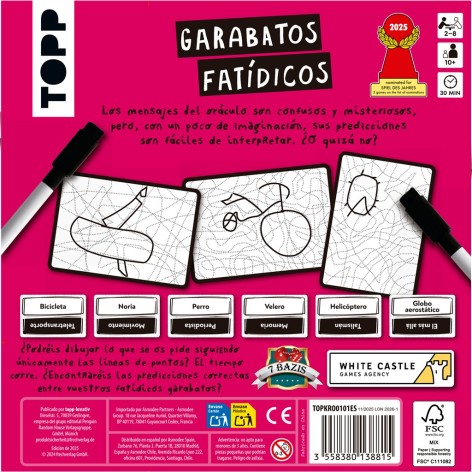 Garabatos Fatidicos - Juego de mesa
