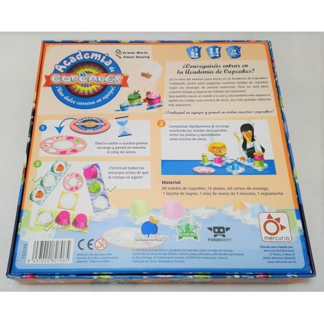 Academia de Cupcakes - juego de mesa
