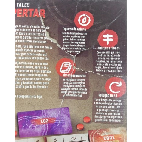 Escape Tales El Despertar - juego de mesa